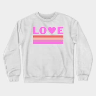 Love design with Multi-Colored Rectangles Crewneck Sweatshirt